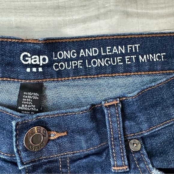 GAP bootcut long & lean fit jeans - size 10 - Picture 3 of 7